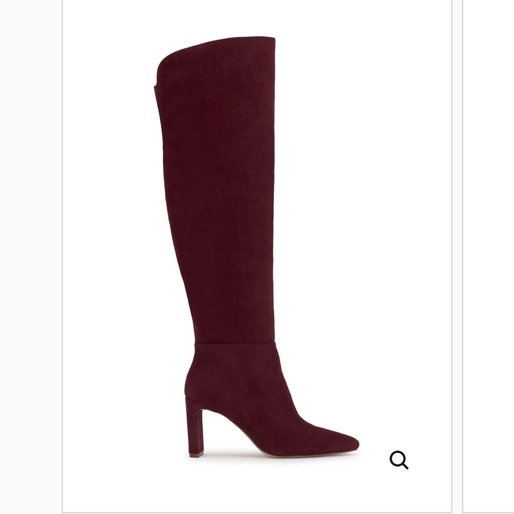 Jessica Simpson Dark Red Over the Knee Boots
